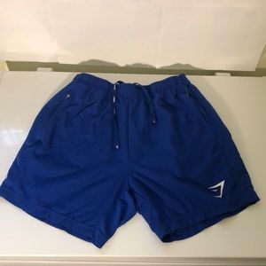 Gymshark blue shorts